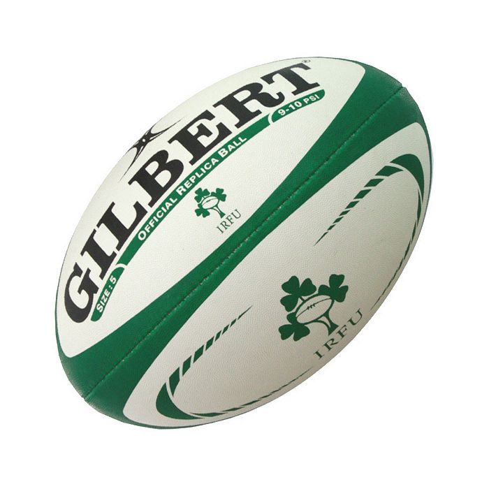 Ballon Rugby Replica Irlande Taille 5 - Gilbert