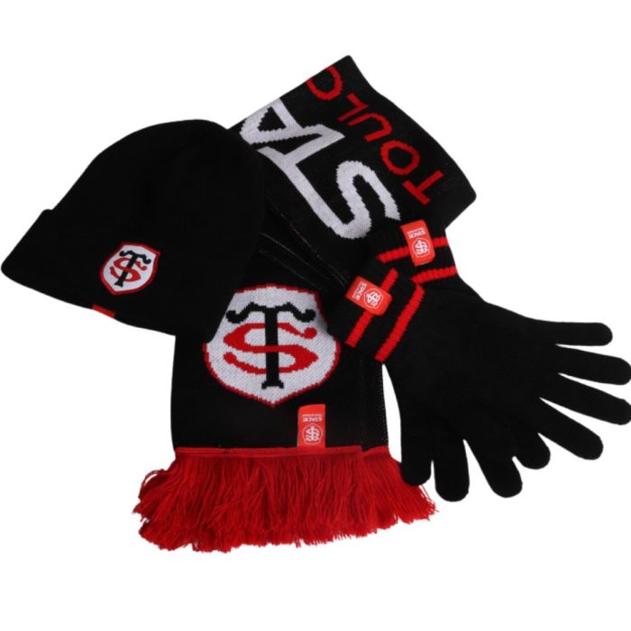 Pack Invierno Bufanda Gorro y Guantes Stade Toulousain - Stade Toulousain