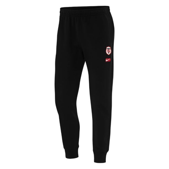 Pantalones chándal Stade Toulousain Nike negro hombre escudo bordado muslo izquierdo