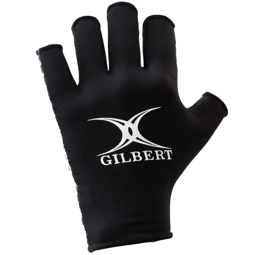 Mitaines Rugby International Negro/Blanco - Gilbert