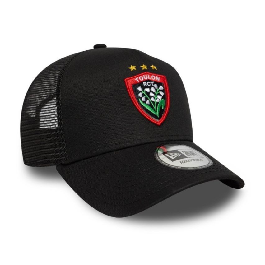 Gorra Rugby RC Toulon Core E Frame Trucker Negra - New Era