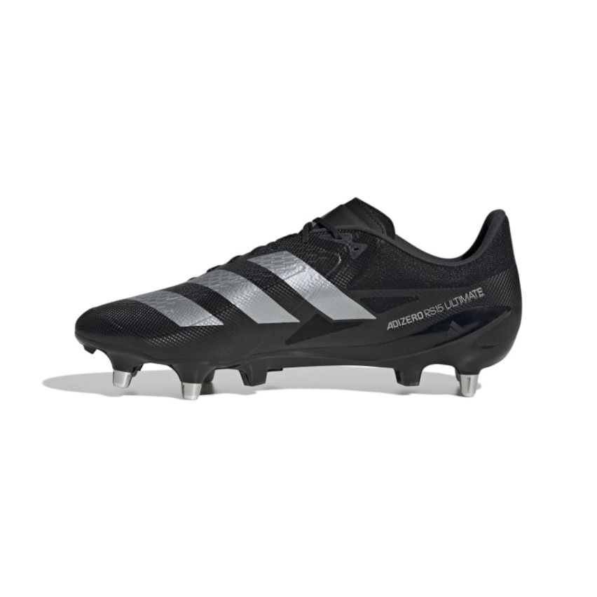 Zapatillas de Rugby Adizero Ultimate RS-15 (SG) Híbridas Todo Terreno Negro - Adidas