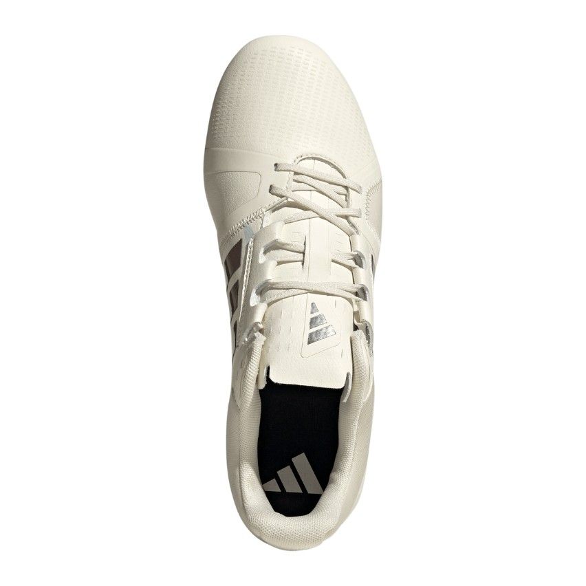 Botas de Rugby Mujer RS15 Pro (SG) Crampones Híbridos Blanco - Adidas
