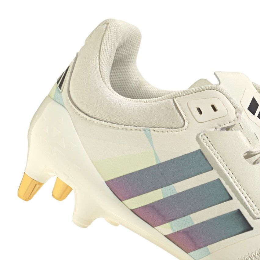 Botas de Rugby Mujer RS15 Pro (SG) Crampones Híbridos Blanco - Adidas