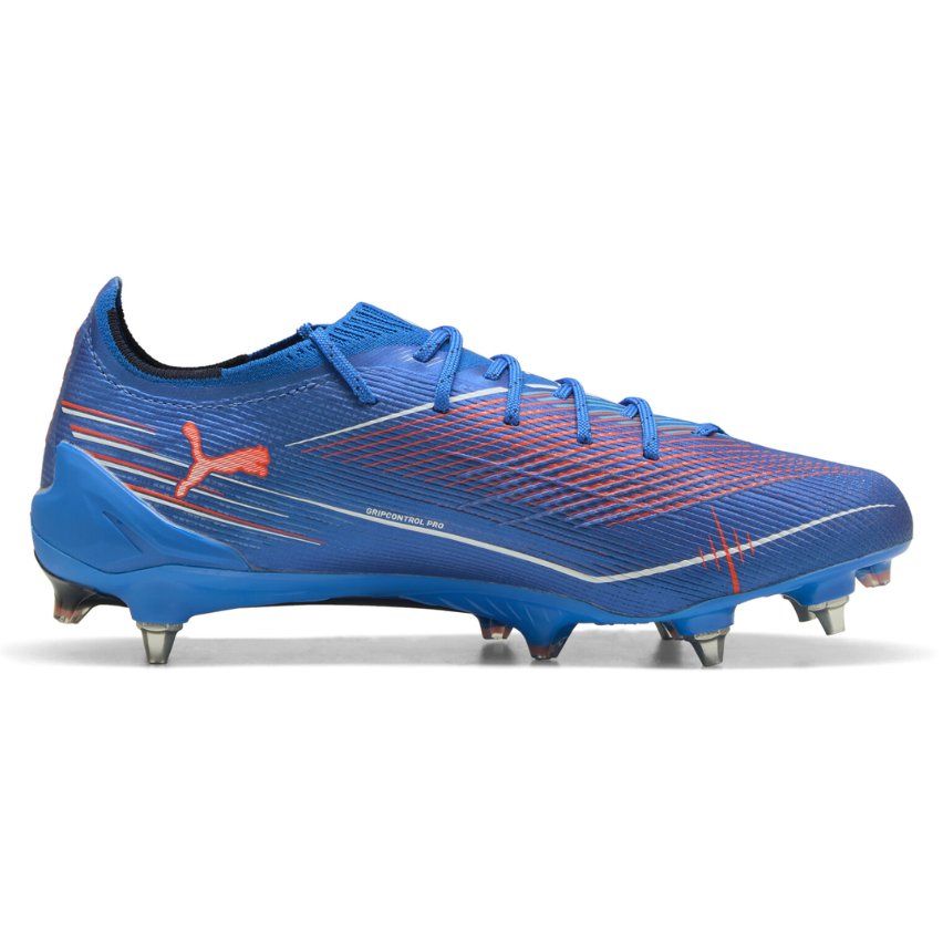 Botas de Rugby Ultra 6 Ultimate MXSG Tacos Híbridos Terreno Blando / Mixto Azul Naranja - Puma