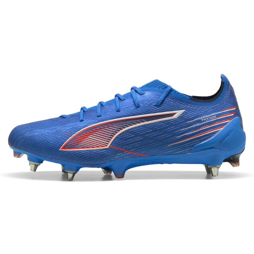 Botas de Rugby Ultra 6 Ultimate MXSG Tacos Híbridos Terreno Blando / Mixto Azul Naranja - Puma