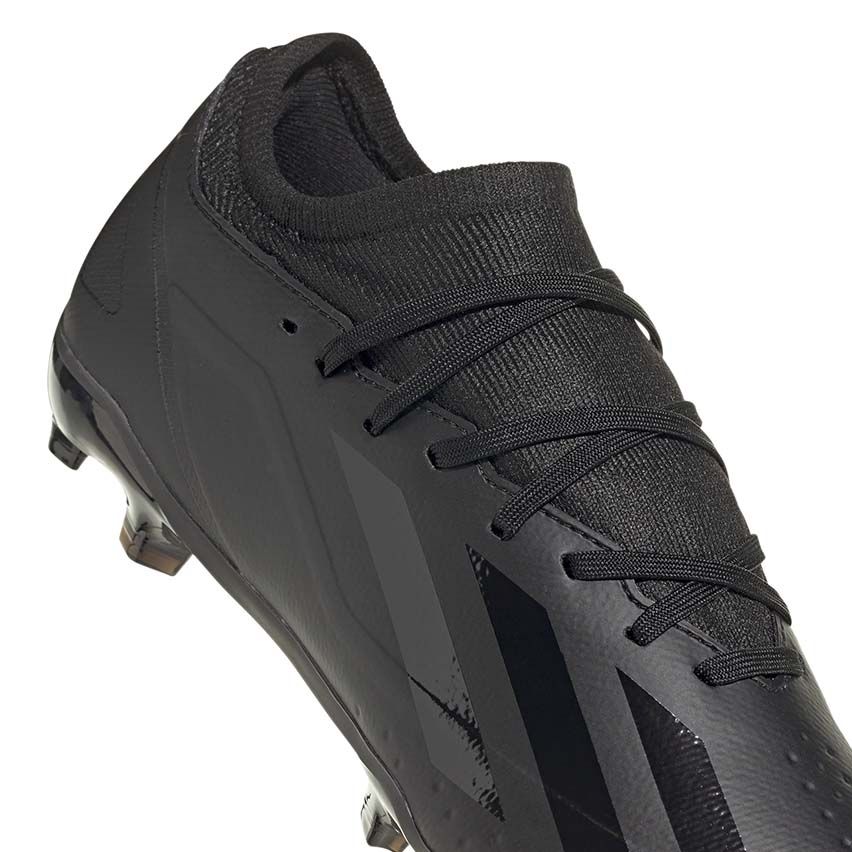Zapatillas de Rugby X Crazy Fast 3 Moldeadas FG Negro - Adidas
