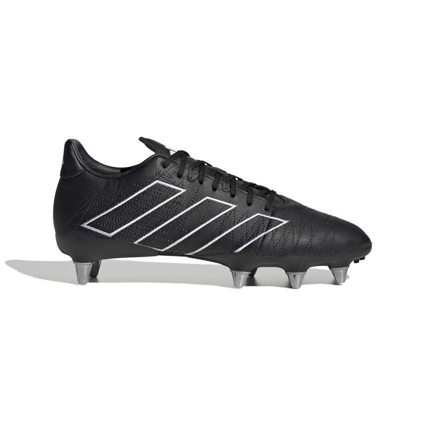 Zapatillas de Rugby Kakari Elite SG Tacos Terreno Graso Negro Adidas