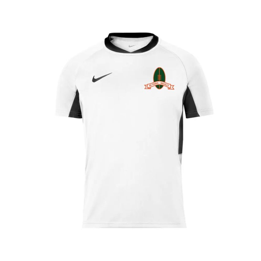 BADGE Maillot Rugby Team Stock Neuilly-sur-Seine Blanc - Nike