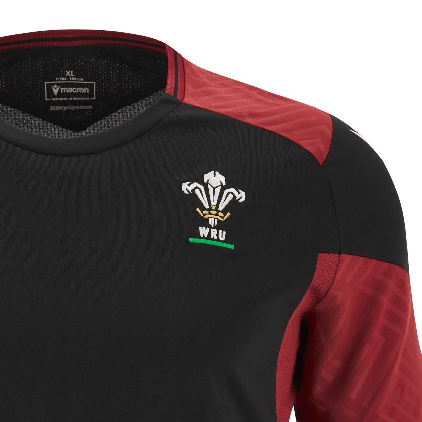 Camiseta Entrenamiento Rugby Gales 2023/2024 - Macron