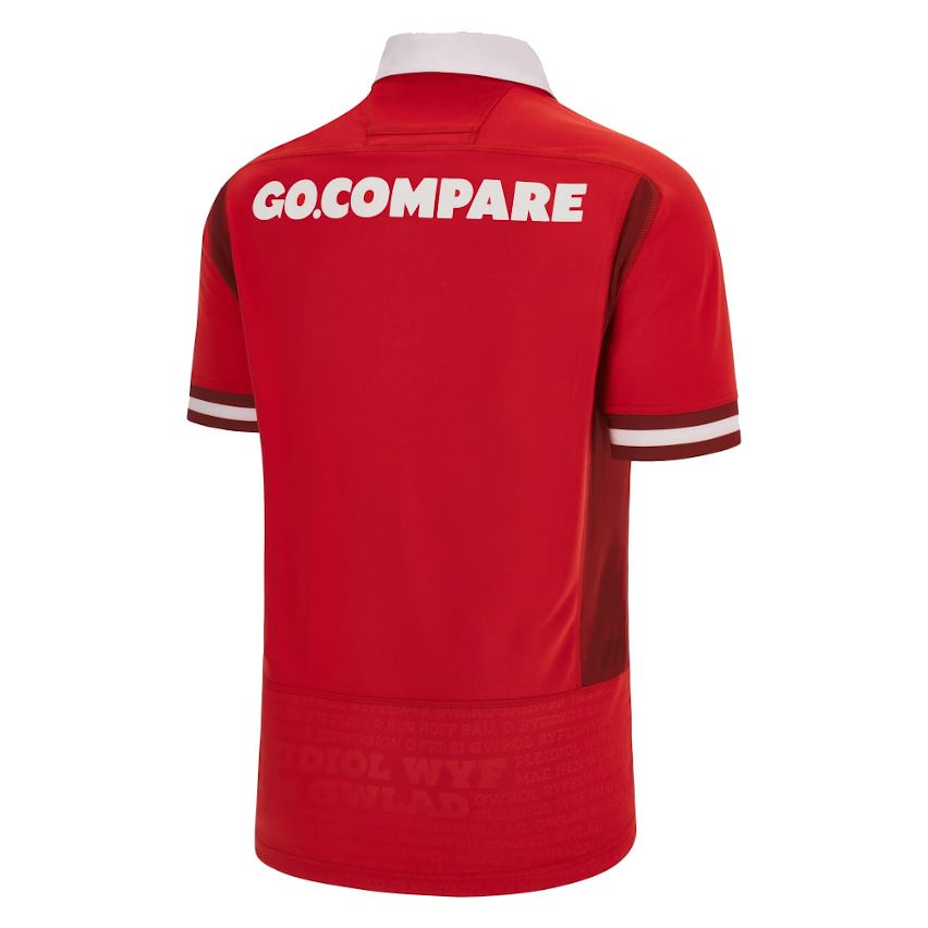 Camiseta Rugby Casa Gales 2023/2024 - Macron
