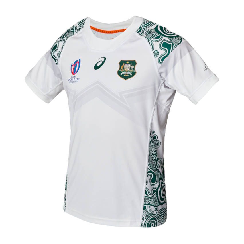 Camiseta de Rugby Australiana Aborigen Copa del Mundo 2023 Asics