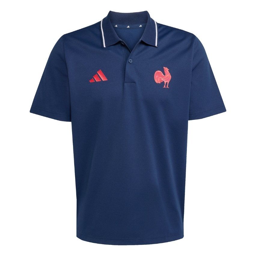 Polo Rugby FFR Cotton Polo Rugby Francia 2025/2026 - Adidas