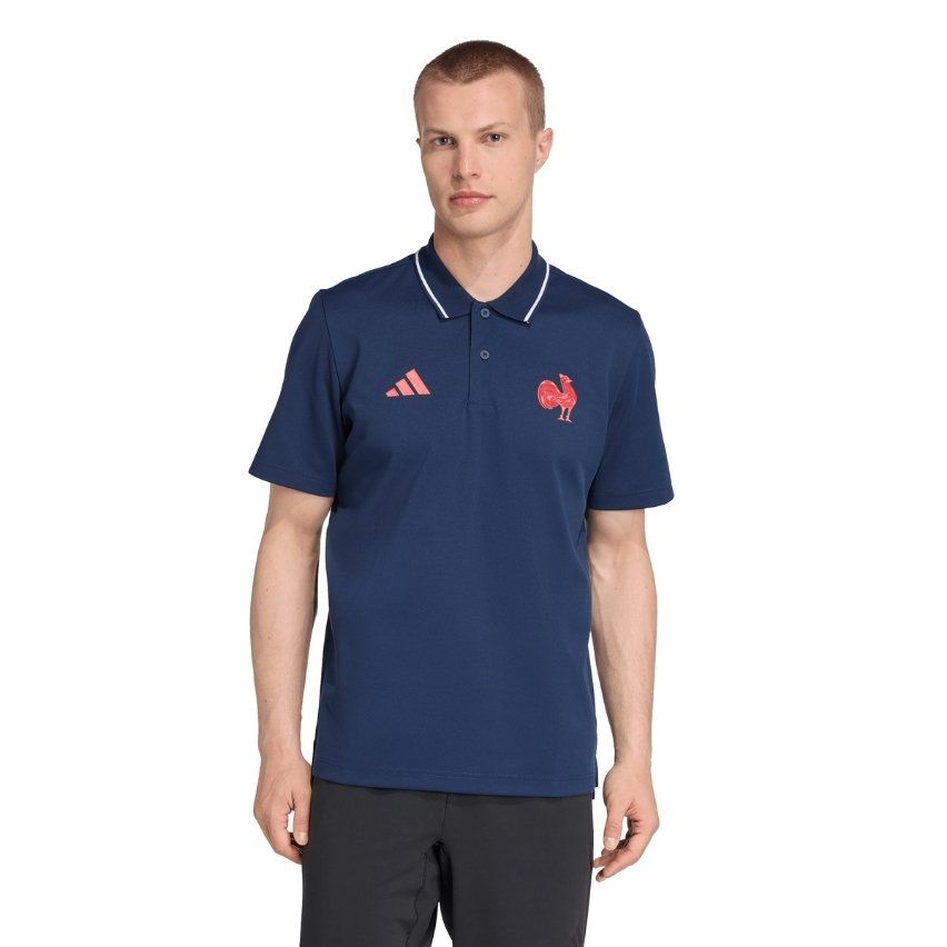 Polo Rugby FFR Cotton Polo Rugby Francia 2025/2026 - Adidas