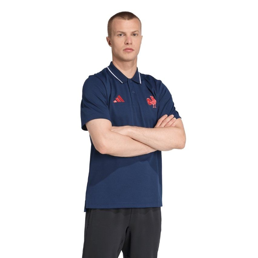 Polo Rugby FFR Cotton Polo Rugby Francia 2025/2026 - Adidas