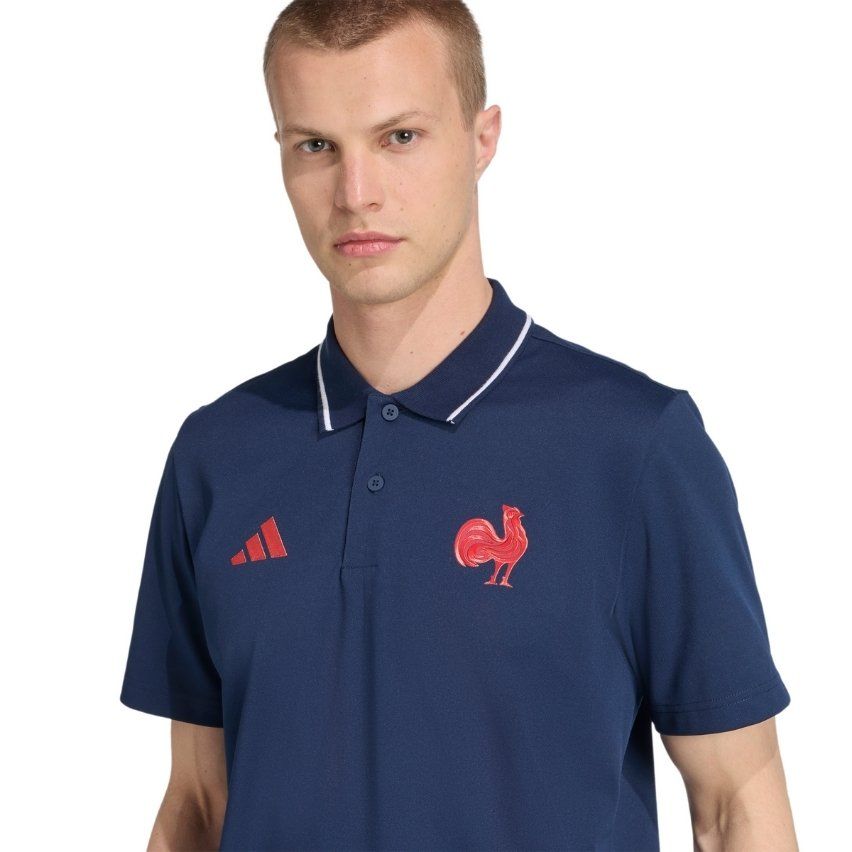 Polo Rugby FFR Cotton Polo Rugby Francia 2025/2026 - Adidas