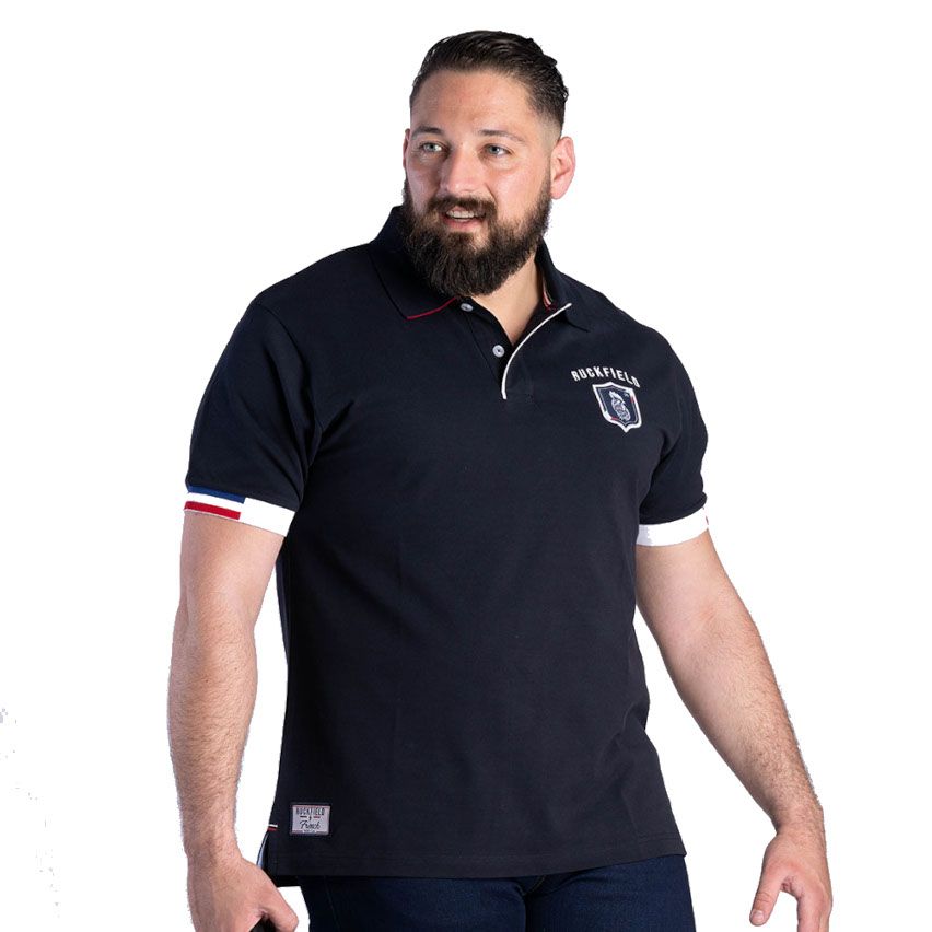 Polo Rugby French Rugby Club de Manga Corta Azul Marino - Ruckfield