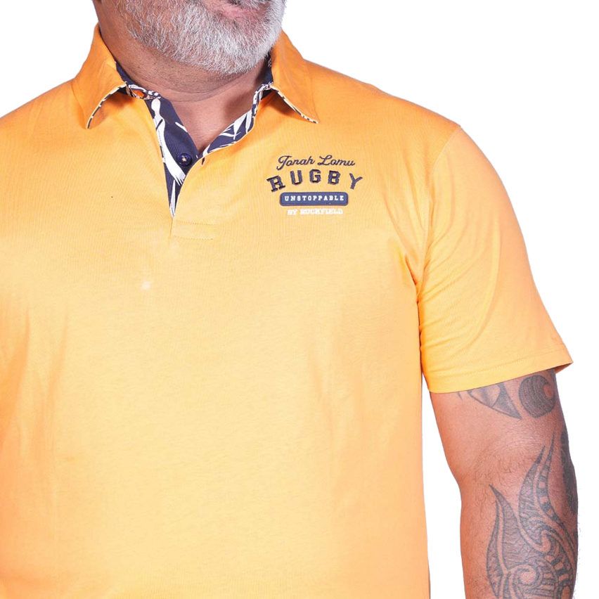 Polo Rugby Manga Corta Jonah Lomu Naranja – Ruckfield