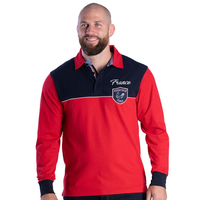 Polo de rugby manga larga sale