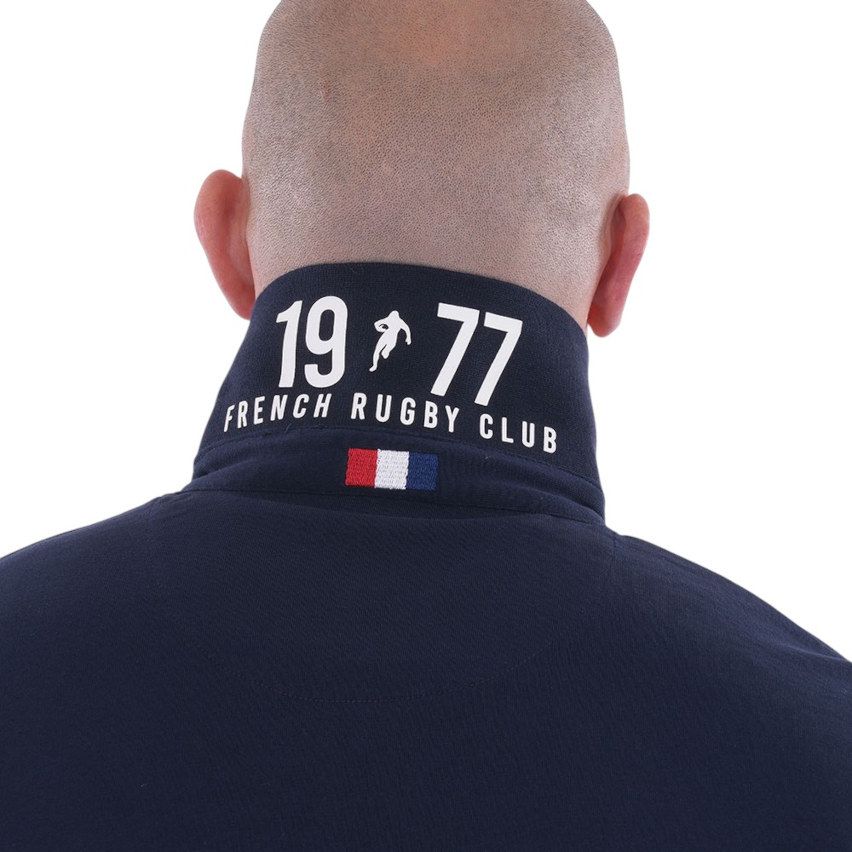 Polo de manga larga French Rugby Club Azul Marino - Ruckfield
