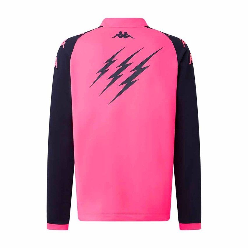 Sudadera Rugby 1/4 Zip Muzira Stade Français Rosa 2025/2026 - Kappa