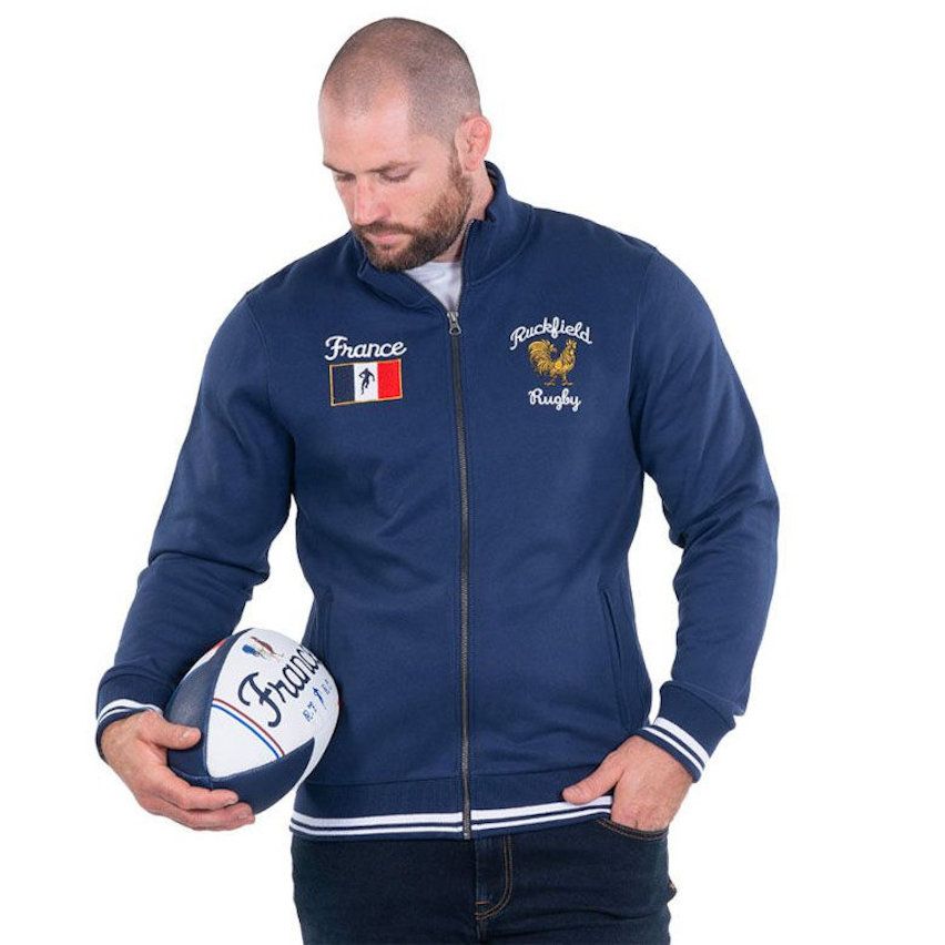 Sudadera Rugby Francia Azul Marino - Ruckfield