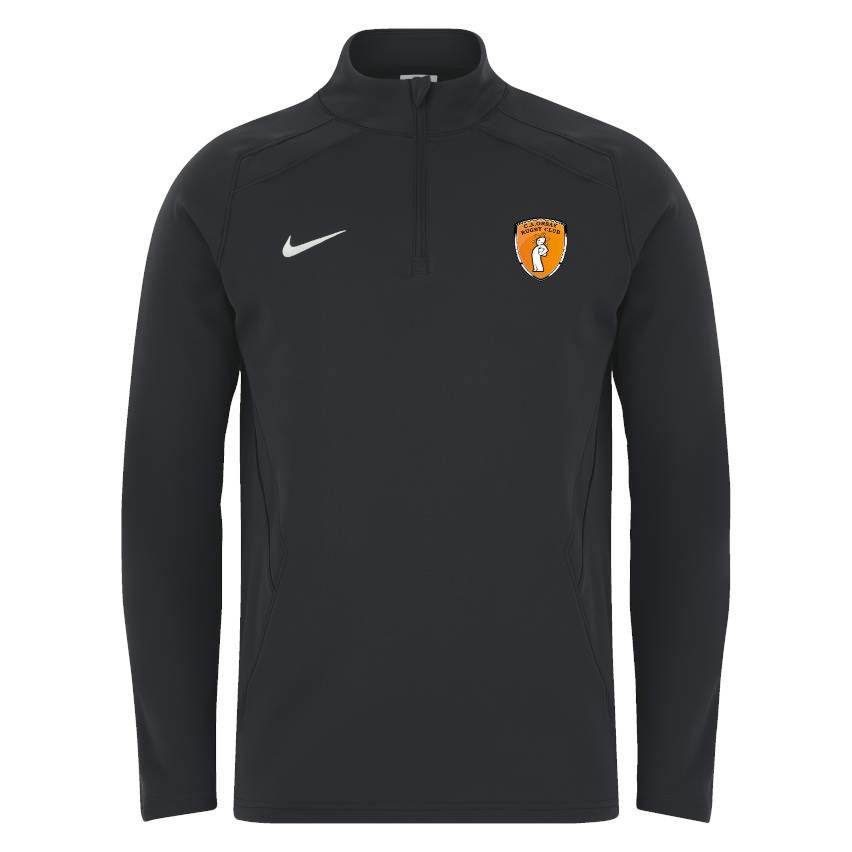 BADGE Sudadera 1/4 Zip Rugby Entrenamiento Negro Orsay - Nike