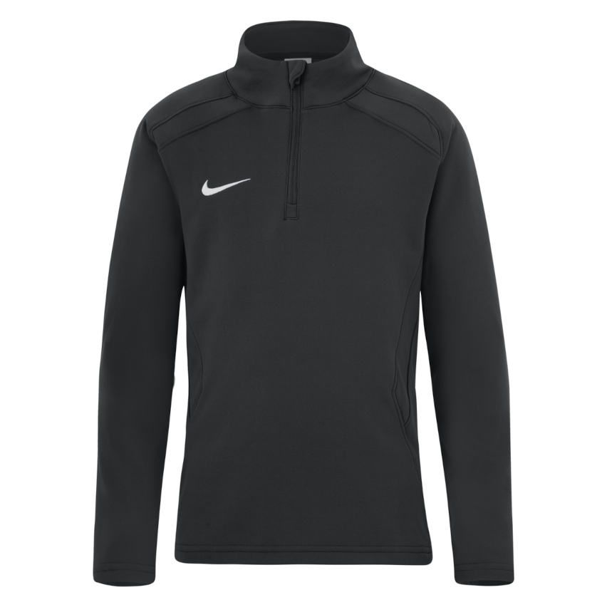 Sudadera Rugby Nino Training 1 4 Zip Negra Nike