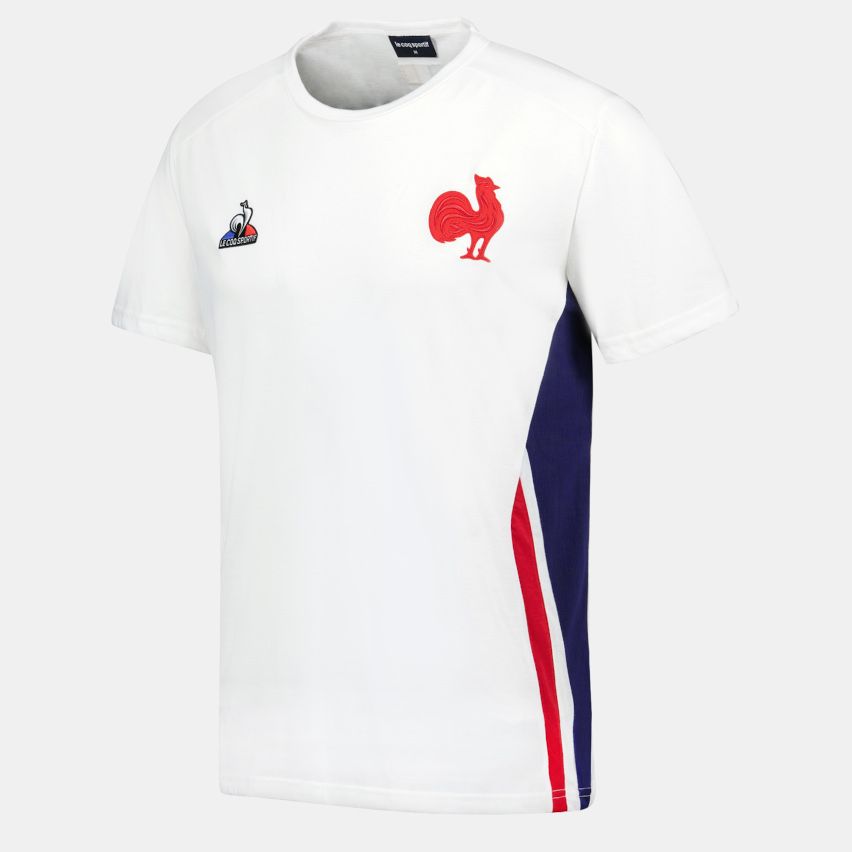 Camiseta Rugby Presentación Francia Blanco - Le Coq Sportif