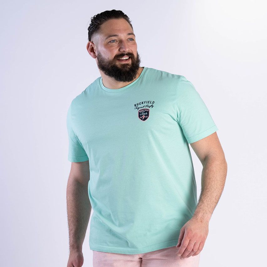 Camiseta Rugby Tropical Verde Agua - Ruckfield