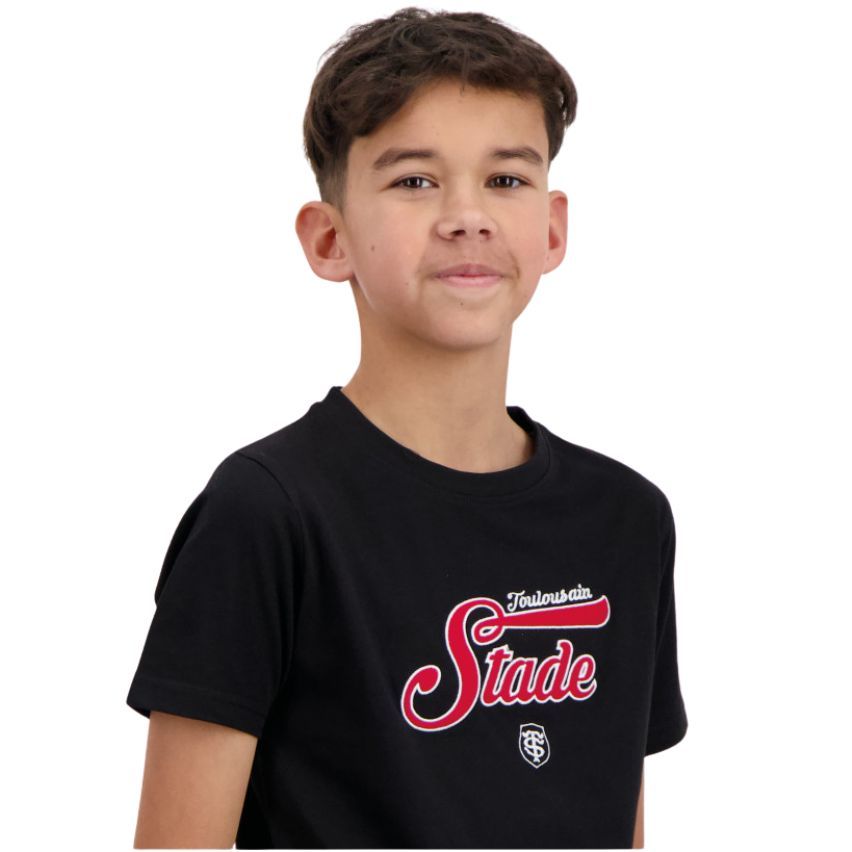 Camiseta Rugby Niño Stade Toulousain Negra - Stade Toulousain