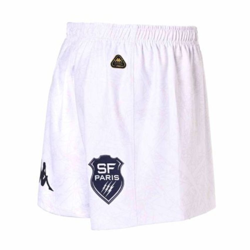 Pantalones Cortos de Rugby Kombat Ryder Tercera Stade Francais París Niños 2024/2025 Blancos - Kappa