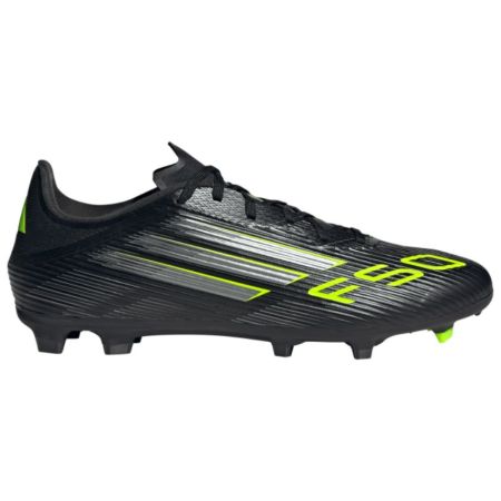 Botas de Rugby F50 League FG/MG Tacos Moldeados Terreno Seco Negro Verde - Adidas