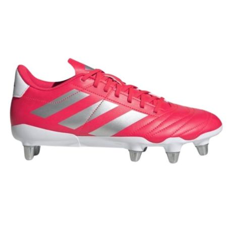 Botas de Rugby Kakari (SG) Tacos Atornillados Terreno Blando Rosa - Adidas