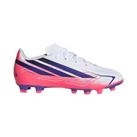 Botas de Rugby Adidas F50 Hyperfast Club FG Niño Blanco