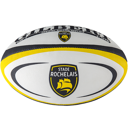 Ballon Rugby Replica La Rochelle Taille 5 - Gilbert