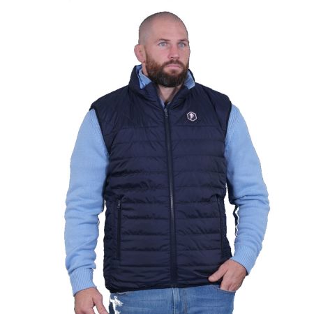 Chaleco reversible sin mangas azul marino / azul cielo - RUCKFIELD
