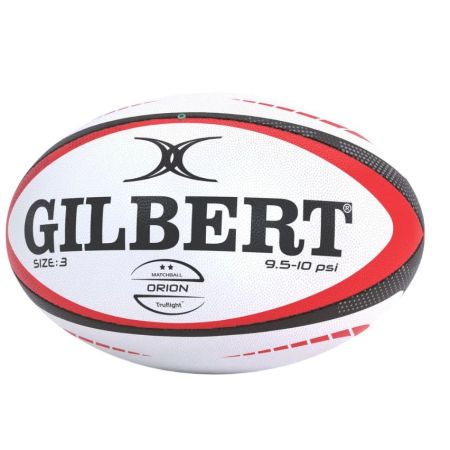 Balón de Rugby Gilbert Match Orion Rojo Talla 3