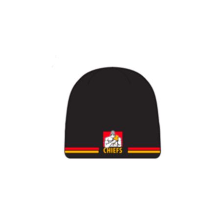 Gorro negro Chiefs Super 18 acrílico logo bordado delantero Dusport