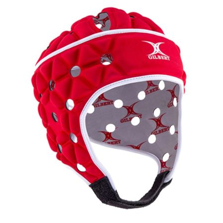 Casco de Rugby Gilbert Air Rojo Hombre Protección Comodidad