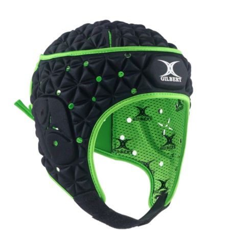 Casco Rugby Ignite Negro/Verde - Gilbert
