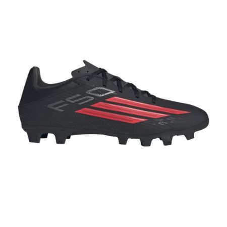 Botas de Rugby F50 Club Tacos Moldeados Terreno Blando/Multi-superficie Negro/Rojo - Adidas