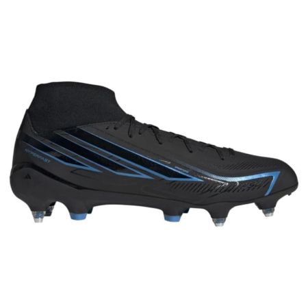 Bota de rugby Adidas F50 Hyperfast League SG negra media caña