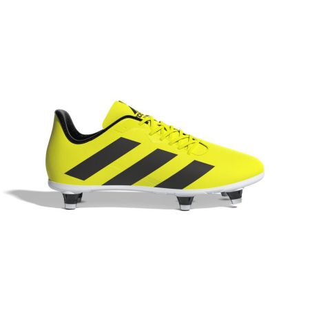 Chaussures Rugby Junior (SG) Jaune Vissées Terrain Gras – Adidas
