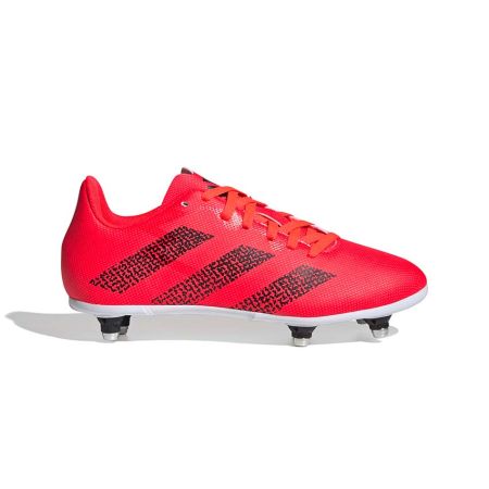 Botas de Rugby Junior SG con Tacos Terreno Blando Rojas - Adidas