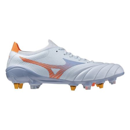 Botas de rugby Mizuno Morelia Neo V β Elite Mix Blue Finch Orange