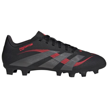 Botas de Rugby Predator Club FG/MG Tacos Moldeados Terreno Seco Negro/Rojo - Adidas







