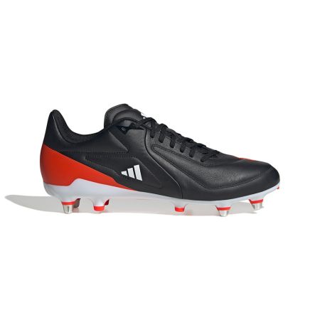 Zapatillas de Rugby RS15 Elite Híbridas Todo Terreno SG Negro y Rojo - Adidas