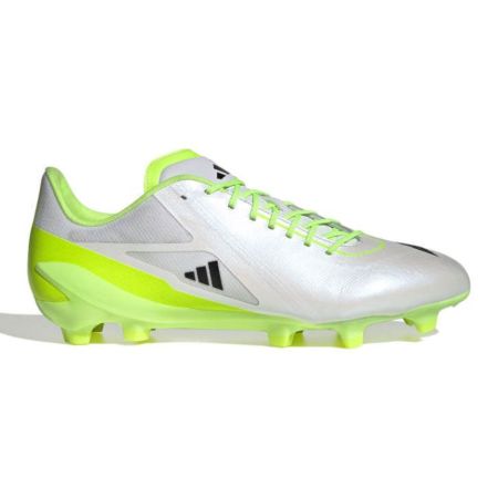 Chaussures Rugby Adizero RS15 Pro FG Crampons Moulés Terrain Sec Blanc - Adidas
