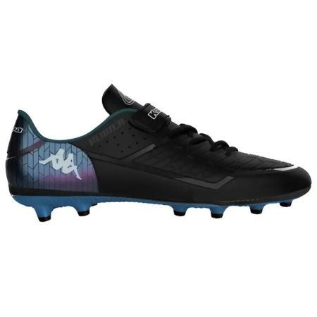 Botas de Rugby para Niño Kombat Player EV (FG) con Tacos Moldeados Negro Azul - Kappa


